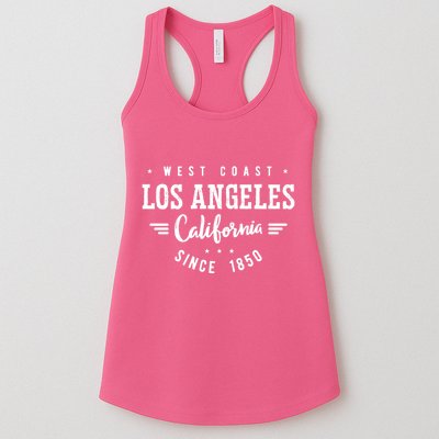 West Coast Los Angeles California Since 1850 Womens Tank Top