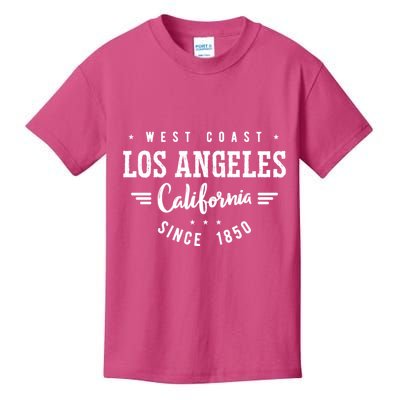West Coast Los Angeles California Since 1850 Kids T-Shirt