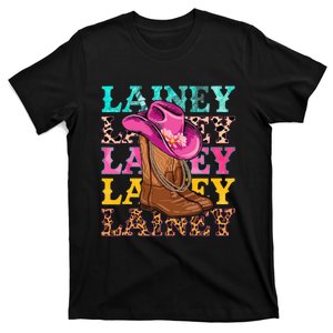 Western Cowgirl Lainey First Name Personalized Birthday T-Shirt