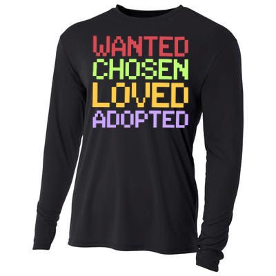 Wanted Chosen Loved Adopted Cooling Performance Long Sleeve Crew