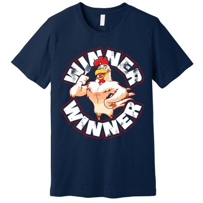 Winner Chicken Lucky Casino Gambling Blackjack Alcohol Premium T-Shirt