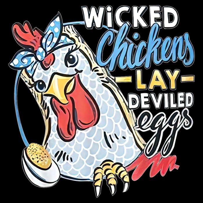 Wicked Chickens Lay Deviled Eggs Funny Chicken Lovers Daily Commute Backpack