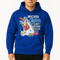 Wicked Chickens Lay Deviled Eggs Funny Chicken Lovers Hoodie