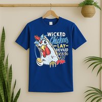 Wicked Chickens Lay Deviled Eggs Funny Chicken Lovers T-Shirt