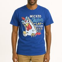 Wicked Chickens Lay Deviled Eggs Funny Chicken Lovers Tall T-Shirt