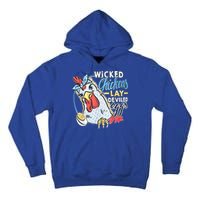 Wicked Chickens Lay Deviled Eggs Funny Chicken Lovers Tall Hoodie