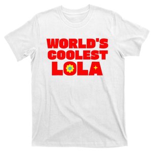 WorldS Coolest Lola Filipino Grandma T-Shirt