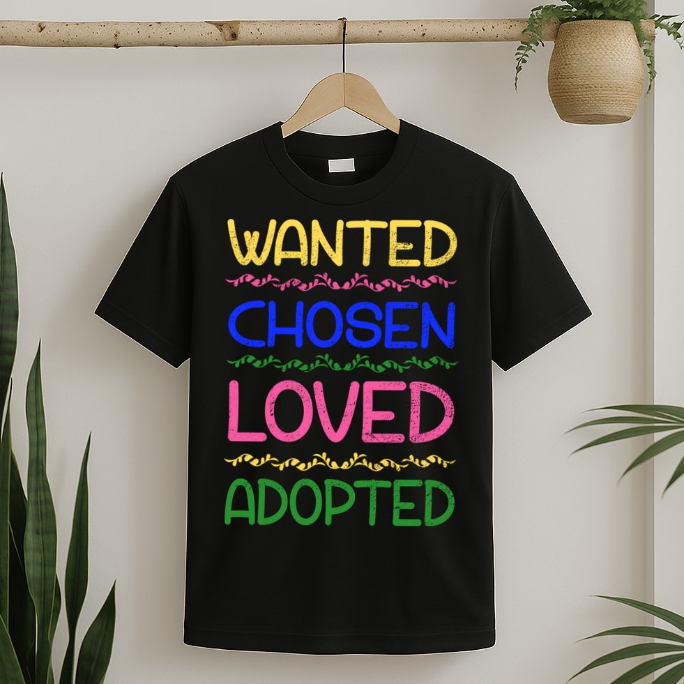 Wanted Chosen Loved Adopted T-Shirt