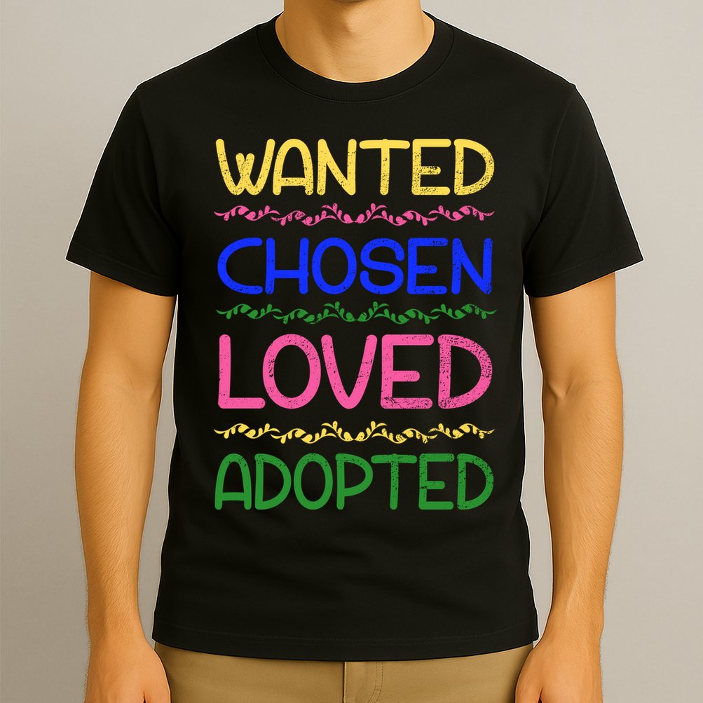 Wanted Chosen Loved Adopted T-Shirt