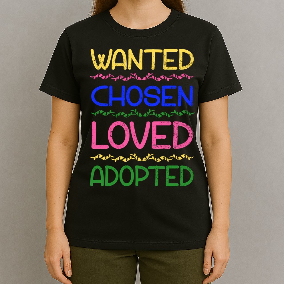 Wanted Chosen Loved Adopted T-Shirt