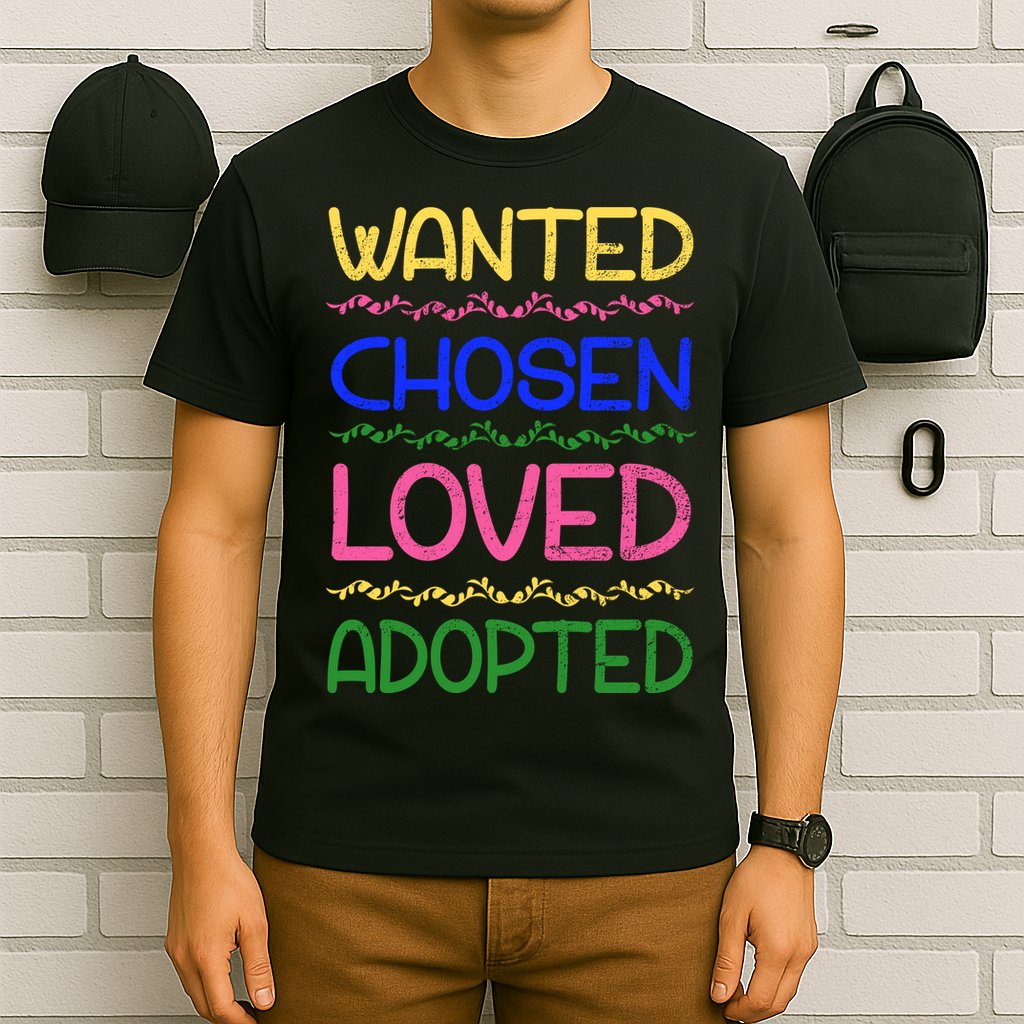 Wanted Chosen Loved Adopted T-Shirt