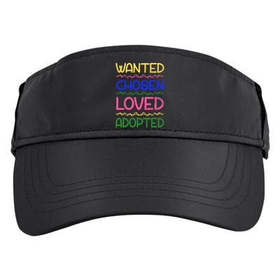 Wanted Chosen Loved Adopted Adult Drive Performance Visor