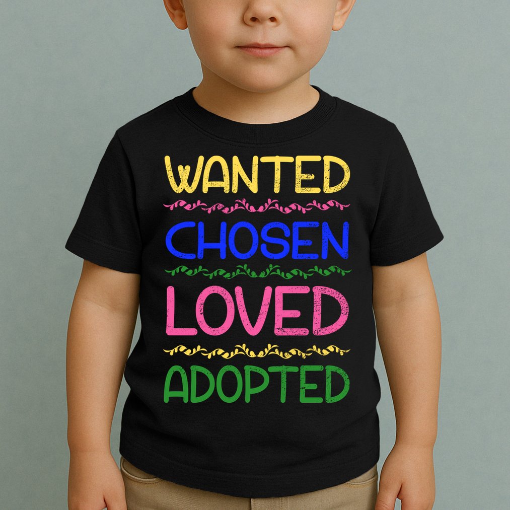 Wanted Chosen Loved Adopted Toddler T-Shirt