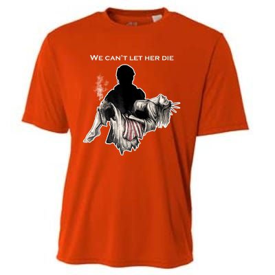 We Can't Let Her Die Statue Of Liberty Cooling Performance Crew T-Shirt