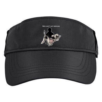 We Can't Let Her Die Statue Of Liberty Adult Drive Performance Visor