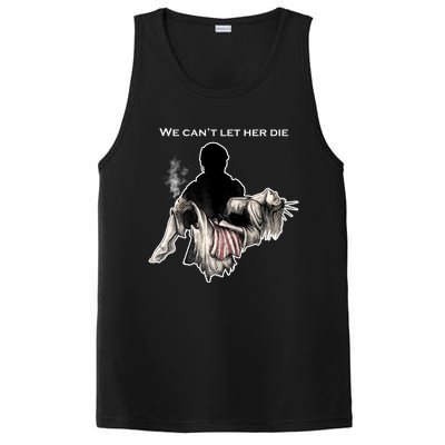 We Can't Let Her Die Statue Of Liberty PosiCharge Competitor Tank