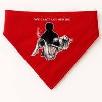 We Can't Let Her Die Statue Of Liberty USA-Made Doggie Bandana