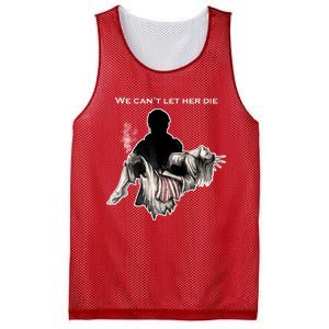 We Can't Let Her Die Statue Of Liberty Mesh Reversible Basketball Jersey Tank