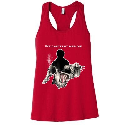 We Can't Let Her Die Statue Of Liberty Womens Tank Top