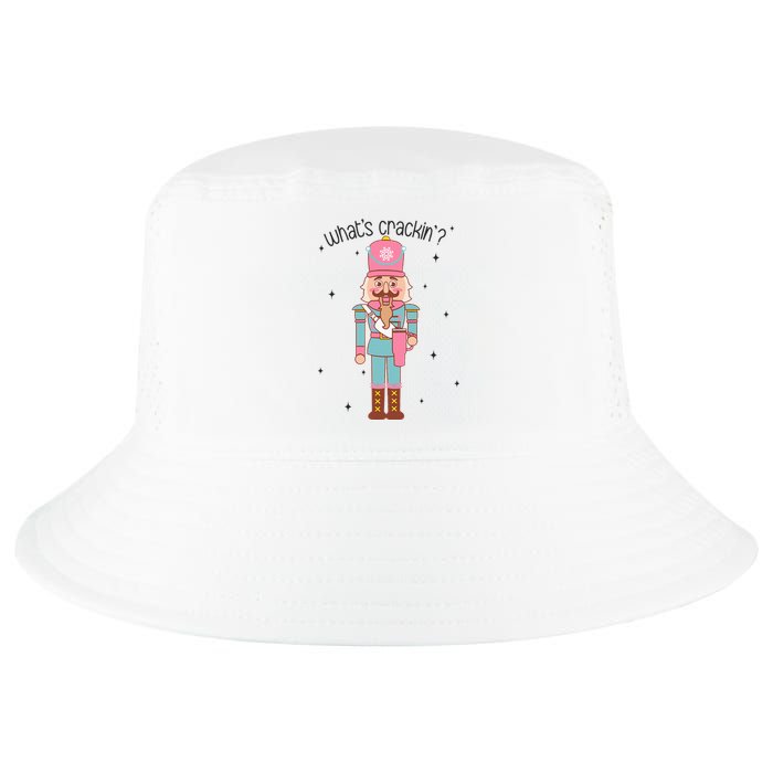 Whats Crackin Merry Christmas Nutcracker Xmas Bougie Cool Comfort Performance Bucket Hat