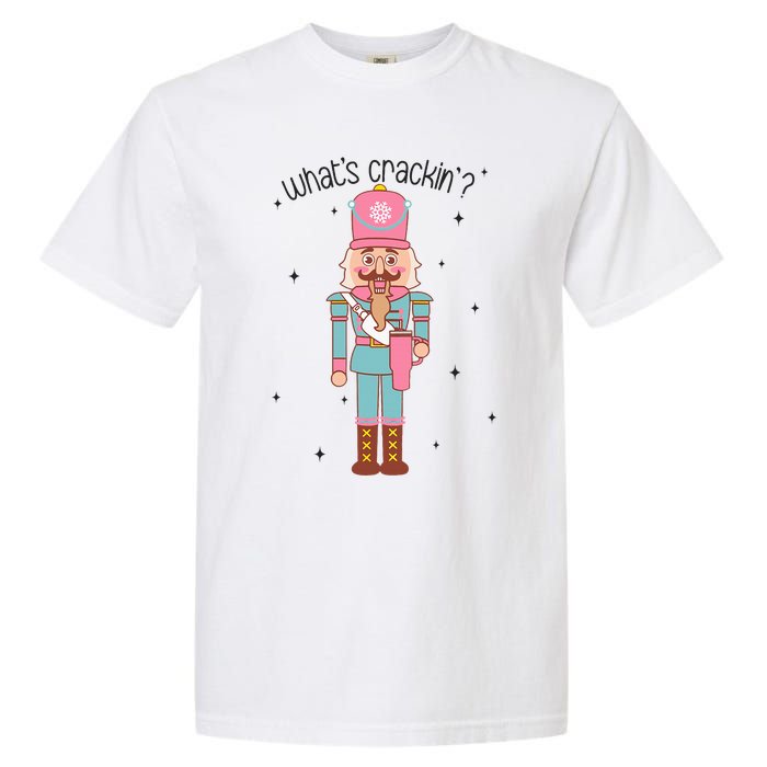 Whats Crackin Merry Christmas Nutcracker Xmas Bougie Garment-Dyed Heavyweight T-Shirt