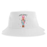 Whats Crackin Merry Christmas Nutcracker Xmas Bougie Sustainable Bucket Hat