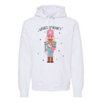 Whats Crackin Merry Christmas Nutcracker Xmas Bougie Premium Hoodie