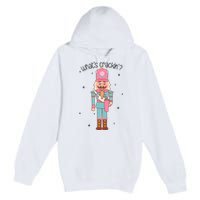 Whats Crackin Merry Christmas Nutcracker Xmas Bougie Premium Pullover Hoodie