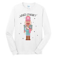 Whats Crackin Merry Christmas Nutcracker Xmas Bougie Tall Long Sleeve T-Shirt