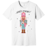 Whats Crackin Merry Christmas Nutcracker Xmas Bougie Premium T-Shirt