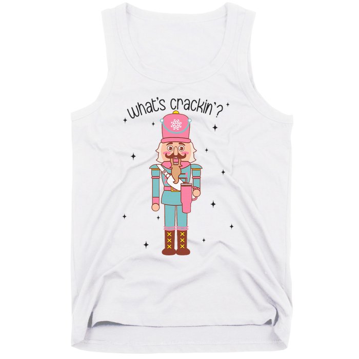 Whats Crackin Merry Christmas Nutcracker Xmas Bougie Tank Top