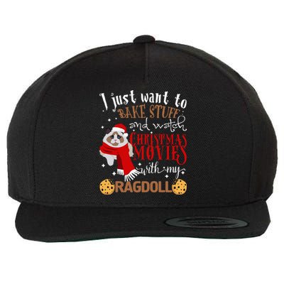 Watch Christmas Movies With My Ragdoll Cat Lover Wool Snapback Cap