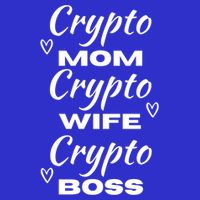 Wo Crypto Mom Wife Boss Funny Tee Bitcoin Ethereum Gift 16 in Basic Backpack