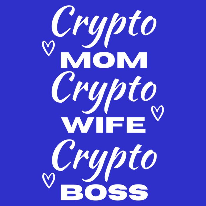 Wo Crypto Mom Wife Boss Funny Tee Bitcoin Ethereum Gift 16 in Basic Backpack
