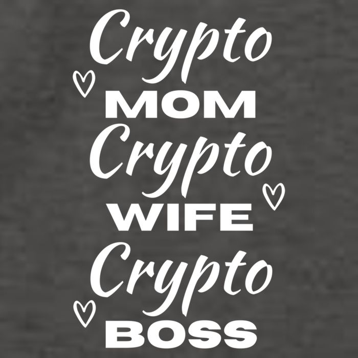 Wo Crypto Mom Wife Boss Funny Tee Bitcoin Ethereum Gift Vector Backpack