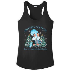 White Christmas Movie 1954 Sisters Pajamas Xmas Snow Holiday Gift Ladies PosiCharge Competitor Racerback Tank