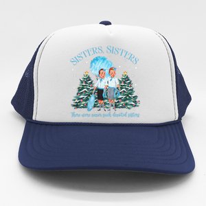 White Christmas Movie 1954 Sisters Pajamas Xmas Snow Holiday Gift Trucker Hat