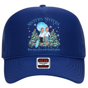 White Christmas Movie 1954 Sisters Pajamas Xmas Snow Holiday Gift High Crown Mesh Back Trucker Hat