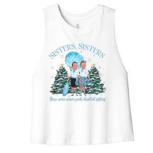 White Christmas Movie 1954 Sisters Pajamas Xmas Snow Holiday Gift Women's Racerback Cropped Tank