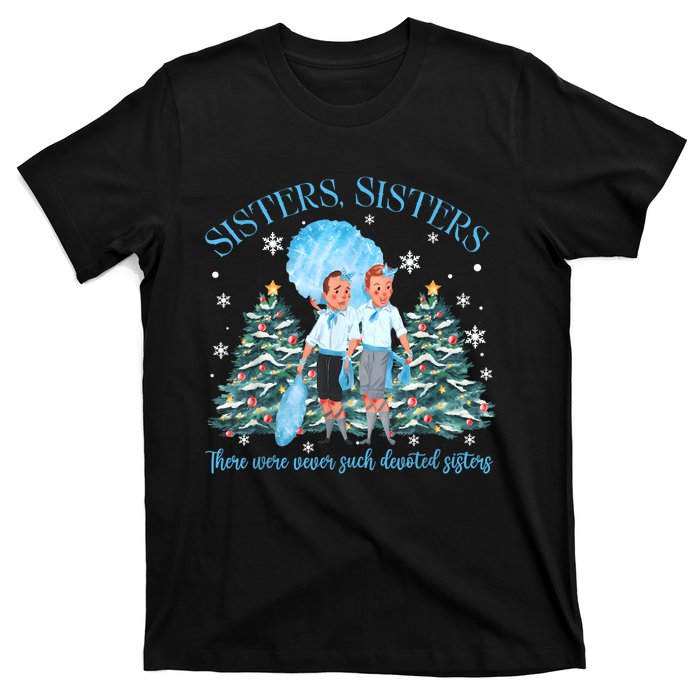 White Christmas Movie 1954 Sisters Pajamas Xmas Snow Holiday T-Shirt