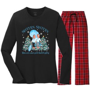 White Christmas Movie 1954 Sisters Pajamas Xmas Snow Holiday Women's Long Sleeve Flannel Pajama Set 