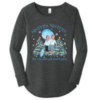 White Christmas Movie 1954 Sisters Pajamas Xmas Snow Holiday Women's Perfect Tri Tunic Long Sleeve Shirt