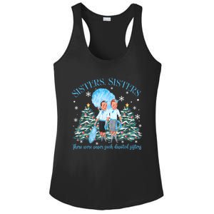 White Christmas Movie 1954 Sisters Pajamas Xmas Snow Holiday Ladies PosiCharge Competitor Racerback Tank