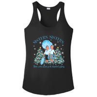 White Christmas Movie 1954 Sisters Pajamas Xmas Snow Holiday Ladies PosiCharge Competitor Racerback Tank