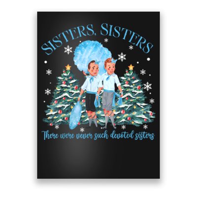 White Christmas Movie 1954 Sisters Pajamas Xmas Snow Holiday Poster