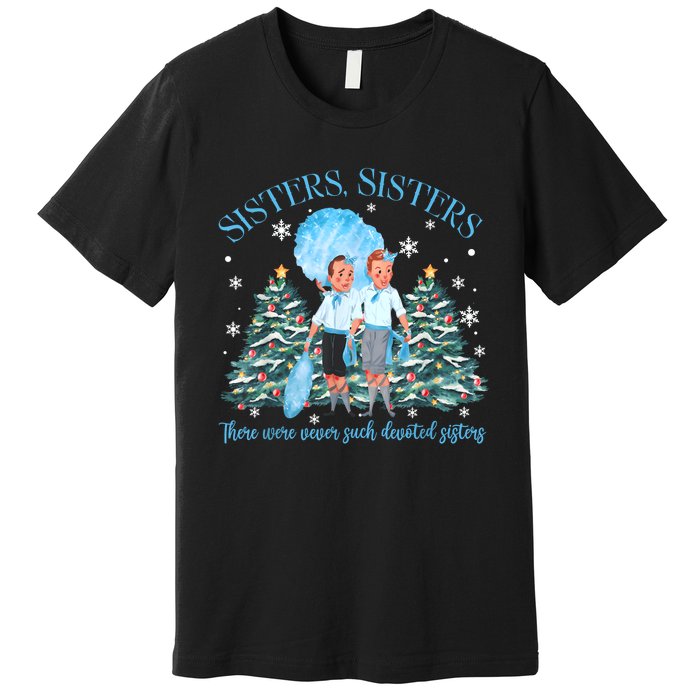 White Christmas Movie 1954 Sisters Pajamas Xmas Snow Holiday Premium T-Shirt