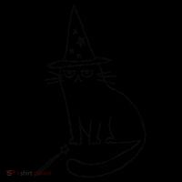 Wizard Cat Meme Funny Halloween Costume Funny Memes Dank Cropped Pullover Crew