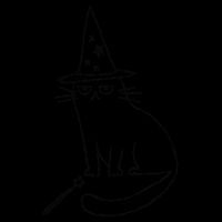 Wizard Cat Meme Funny Halloween Costume Funny Memes Dank Short Acrylic Beanie