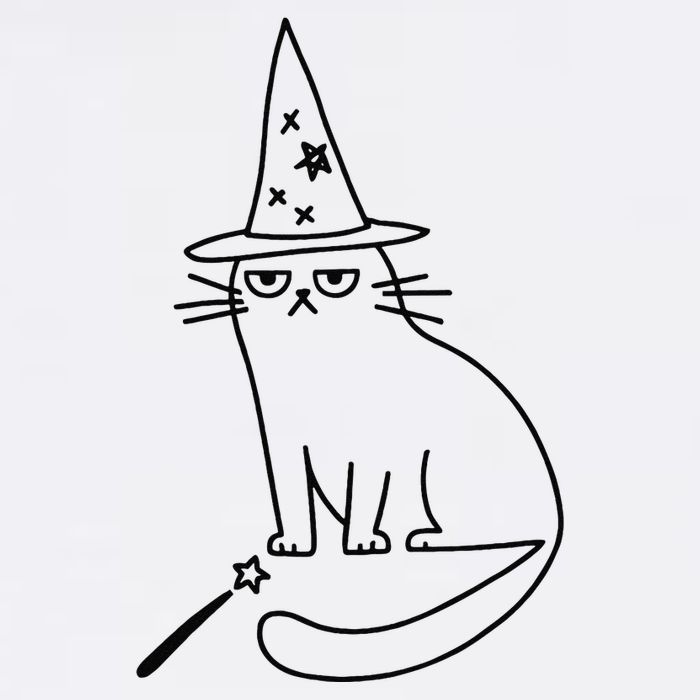 Wizard Cat Meme Funny Halloween Costume Funny Memes Dank Garment-Dyed Sweatshirt