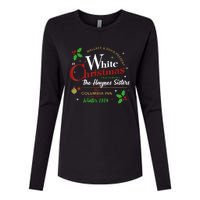 White Christmas Movie 1954 Xmas Song Haynes Sisters Xmas Womens Cotton Relaxed Long Sleeve T-Shirt